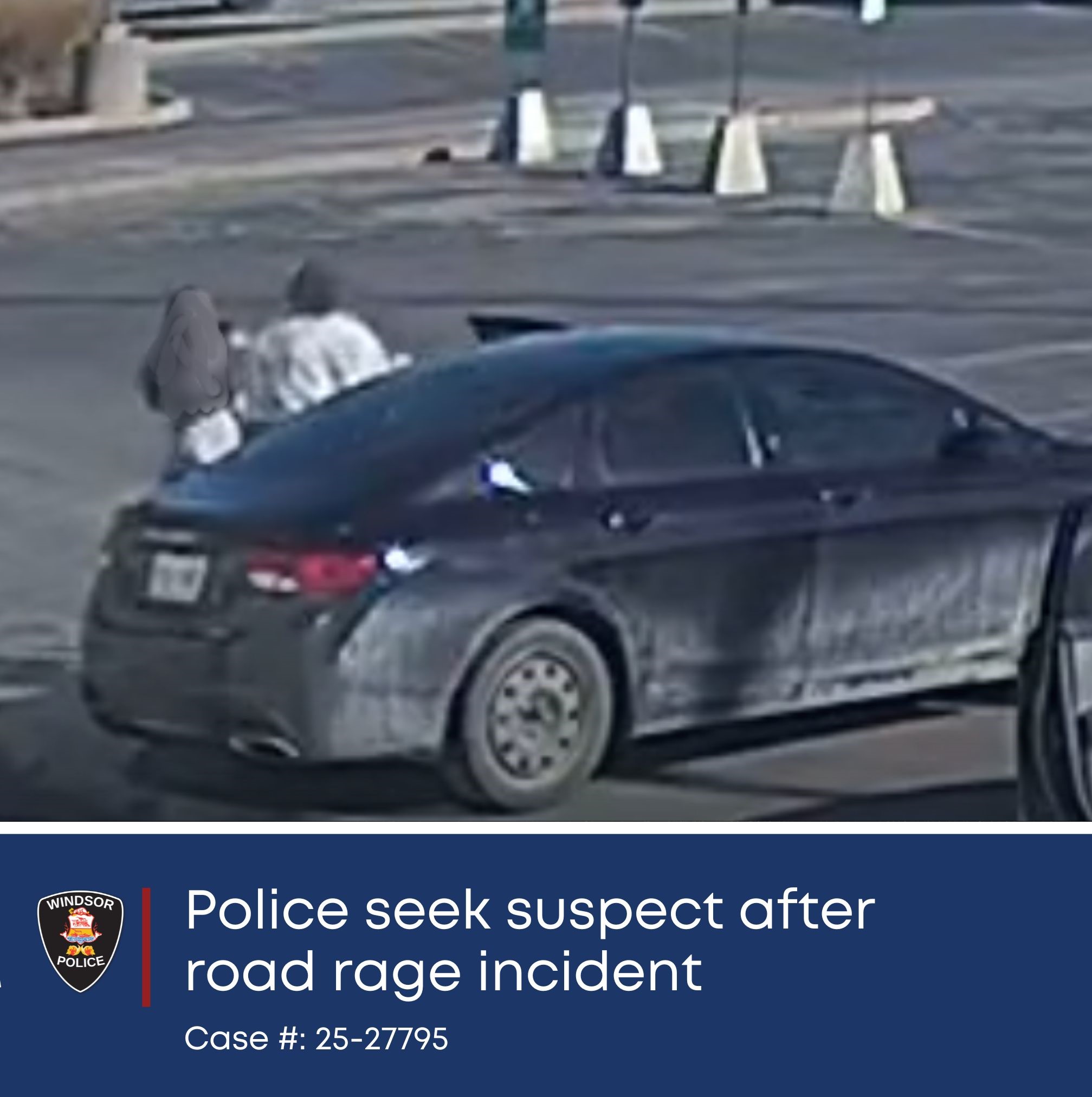 Police seek suspect after road rage incident | Windsor Police Service