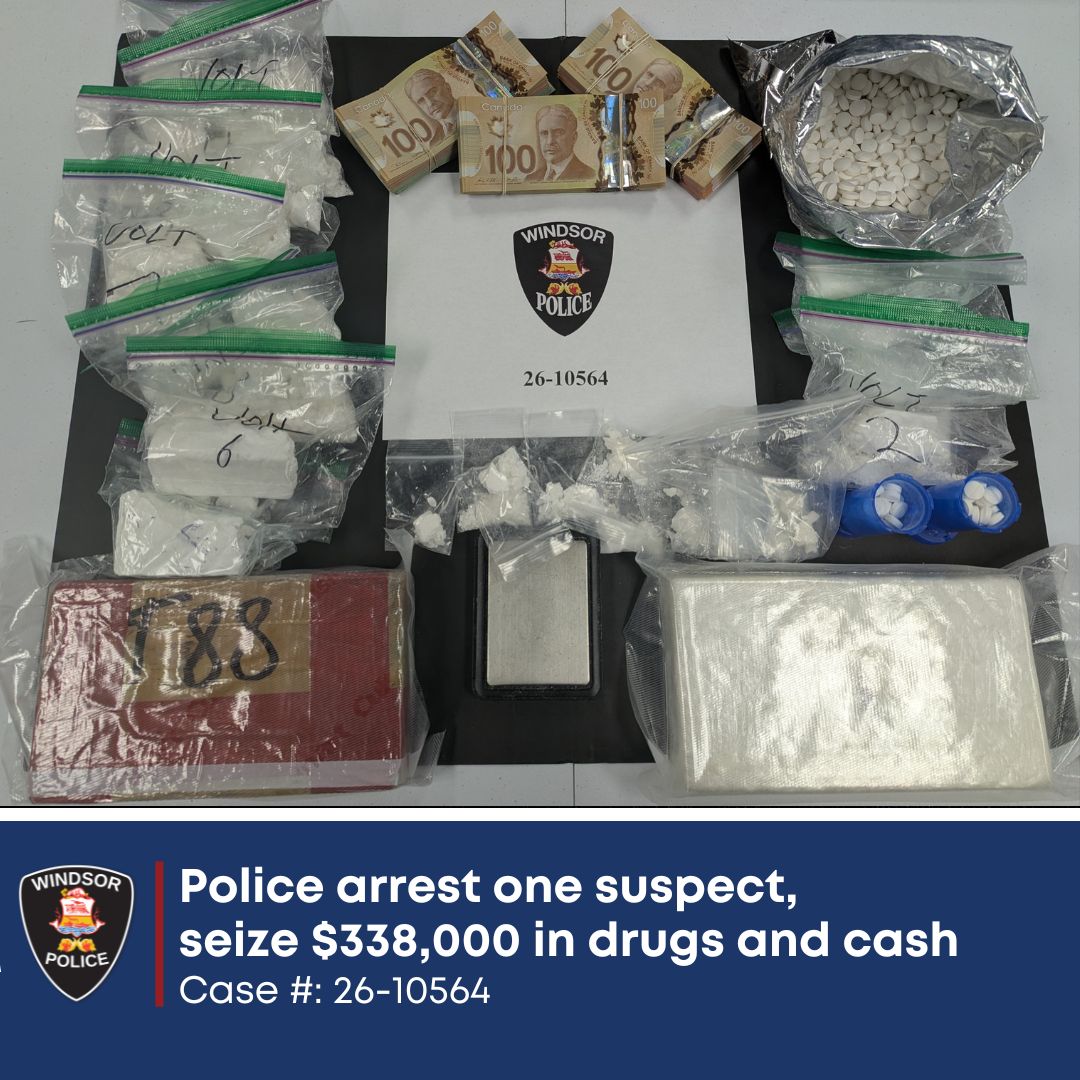 Police arrest one suspect, seize $338,00 in drugs and cash